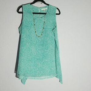 A long flowy tank top